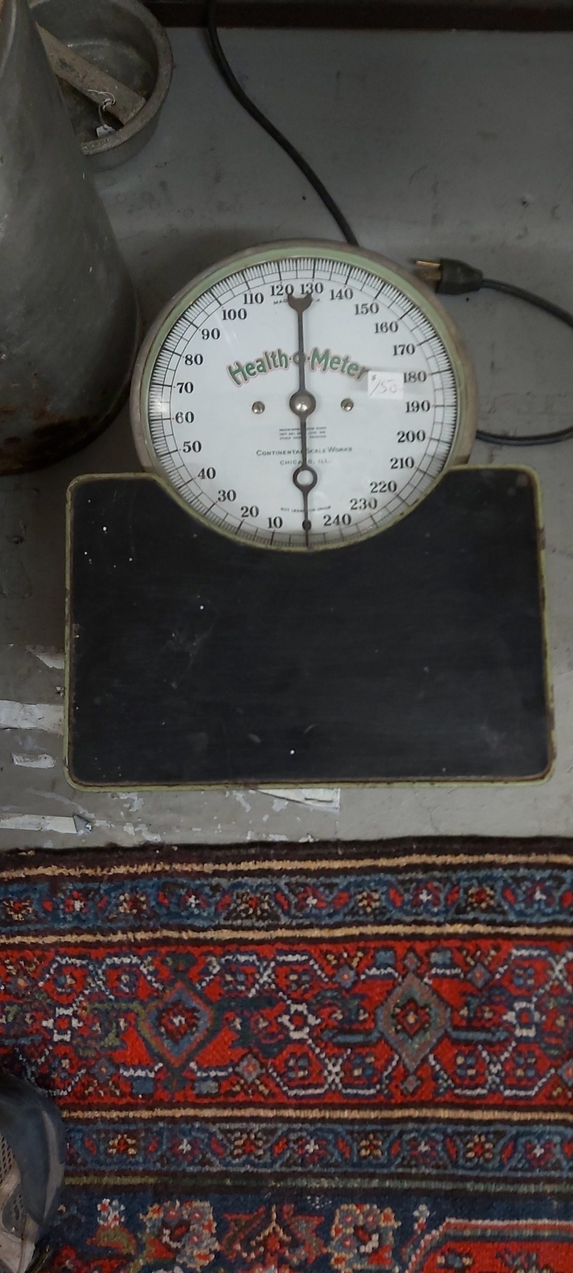 Sold at Auction: VINTAGE HEALTH O METER SCALE
